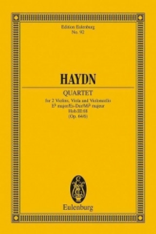 Könyv Streichquartett Es-Dur Joseph Haydn