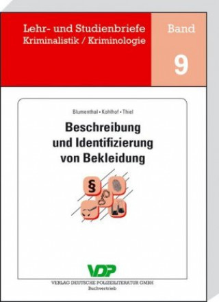 Kniha Beschreibung und Identifizierung von Bekleidung Claudia Blumenthal