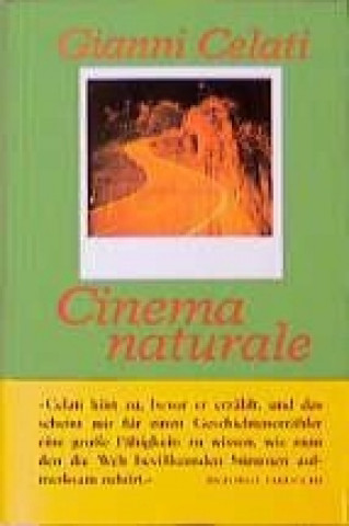 Kniha Cinema Naturale Gianni Celati