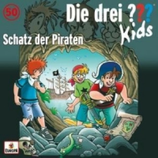 Audio Die drei ??? Kids 50. Schatz der Piraten (drei Fragezeichen) CD Boris Pfeiffer