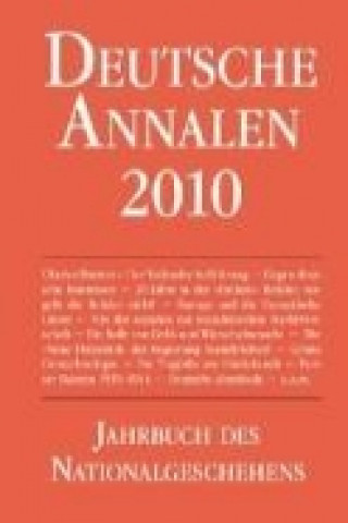 Book Deutsche Annalen 2010 Gert Sudholt