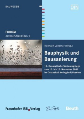 Książka Altbausanierung 3. Bauphysik und Bausanierung Helmuth Venzmer