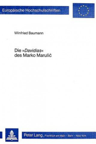 Carte Die Davidias des Marko Marulic Winfried Baumann