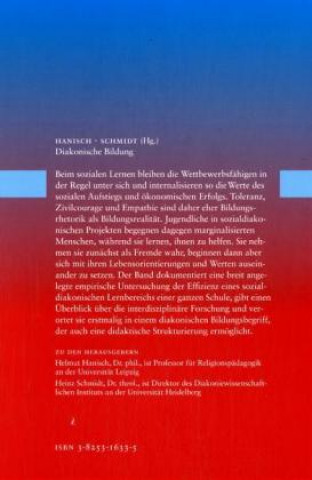 Книга Diakonische Bildung Helmut Hanisch