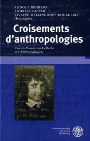 Kniha Croisements d'anthropologies Rudolf Behrens