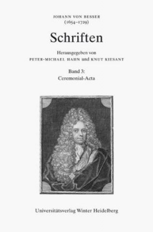 Βιβλίο Schriften 3 Johann von Besser