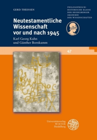 Książka Neutestamentliche Wissenschaft vor und nach 1945 Gerd Theißen