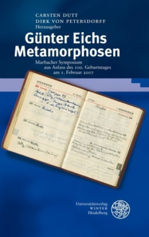 Book Günter Eichs Metamorphosen Carsten Dutt