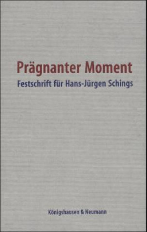 Kniha Prägnanter Moment Peter-André Alt