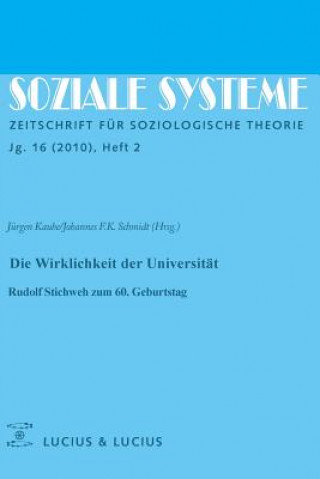 Książka Wirklichkeit Der Universitat Jürgen Kaube