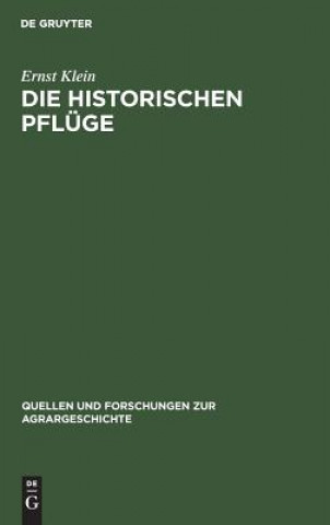 Könyv historischen Pfluge Ernst Klein