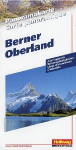Materiale tipărite Berner Oberland Panoramakarte 