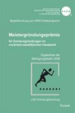 Kniha Meistergründungsprämie für Existenzgründungen im nordrhein-westfälischen Handwerk Reinhard Schulte