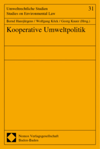 Kniha Kooperative Umweltpolitik Bernd Hansjürgens