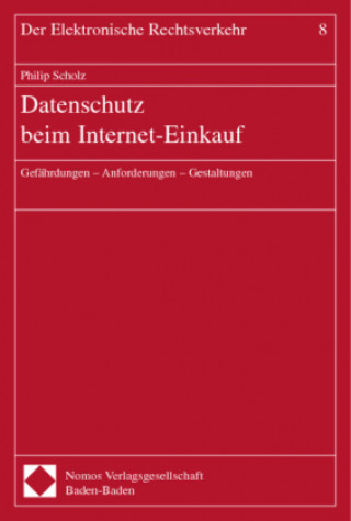 Kniha Datenschutz beim Internet-Einkauf Philip Scholz