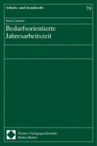 Książka Bedarfsorientierte Jahresarbeitszeit Jutta Cantauw