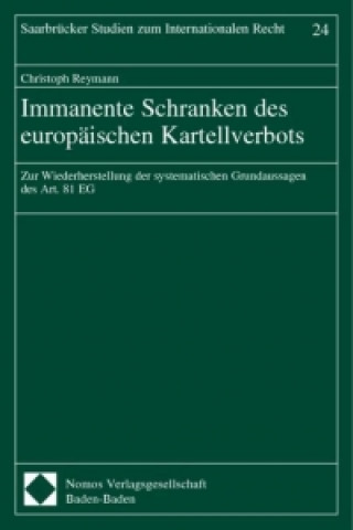 Carte Immanente Schranken des europäischen Kartellverbots Christoph Reymann