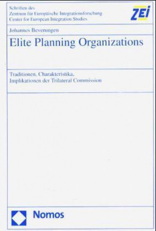 Könyv Elite Planning Organizations Johannes Beverungen