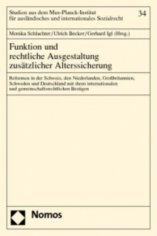 Kniha Funktion und rechtliche Ausgestaltung zusätzlicher Alterssicherung Monika Schlachter