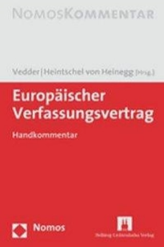 Książka Europäischer Verfassungsvertrag Christoph Vedder