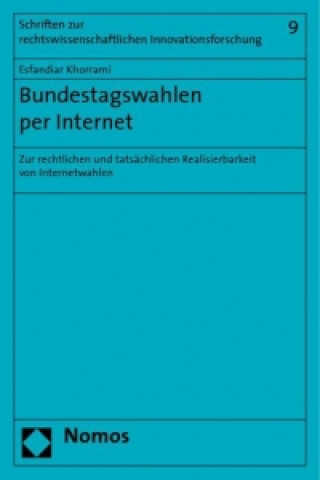 Kniha Bundestagswahlen per Internet Esfandier Khorrami