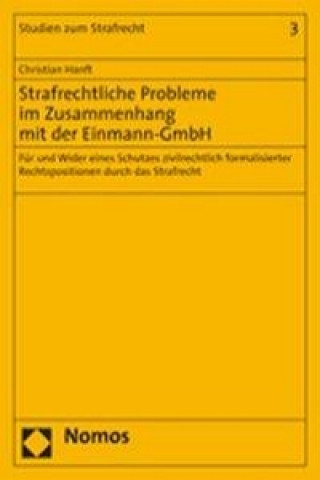 Carte Strafrechtliche Probleme im Zusammenhang mit der Einmann-GmbH Christian Hanft