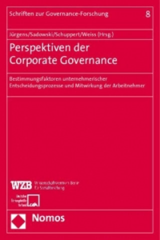 Livre Perspektiven der Corporate Governance Ulrich Jürgens