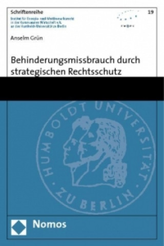 Kniha Behinderungsmissbrauch durch strategischen Rechtsschutz Anselm Grün