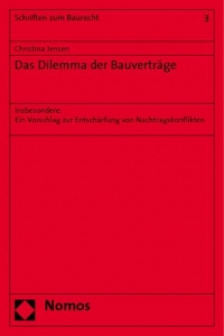 Book Das Dilemma der Bauverträge Christina Jensen