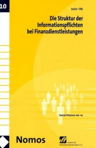 Carte Die Struktur der Informationspflichten bei Finanzdienstleistungen Achim Tiffe