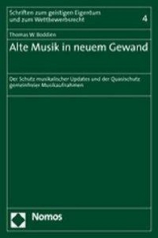 Könyv Alte Musik in neuem Gewand Thomas W. Boddien
