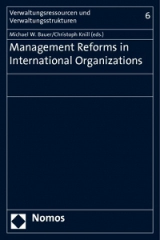 Kniha Management Reforms in International Organizations Michael W. Bauer