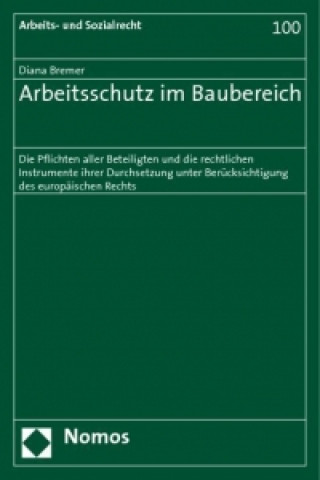Könyv Arbeitsschutz im Baubereich Diana Bremer