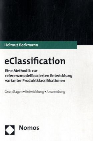 Kniha eClassification - Eine Methodik zur referenzmodellbasierten Entwicklung varinater Produktklassifikationen Helmut Beckmann