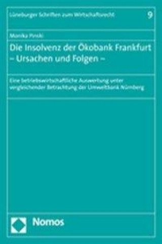 Kniha Die Insolvenz der Ökobank Frankfurt - Ursachen und Folgen Monika Pinski