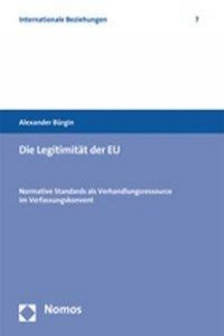 Libro Die Legitimität der EU Alexander Bürgin