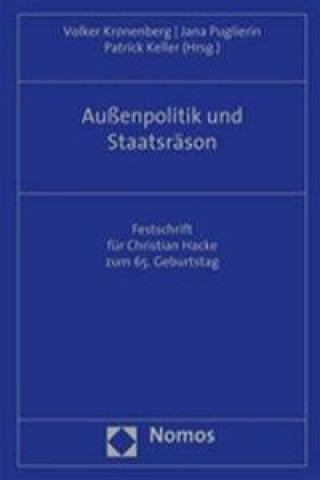 Könyv Außenpolitik und Staatsräson Volker Kronenberg
