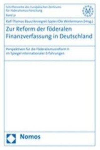 Carte Zur Reform der föderalen Finanzverfassung in Deutschland Ralf Thomas Baus