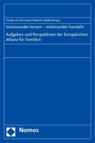 Kniha Voneinander lernen - miteinander handeln Ursula von der Leyen