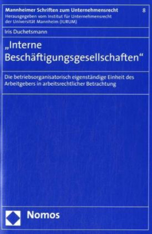 Książka "Interne Beschäftigungsgesellschaften" Iris Duchetsmann