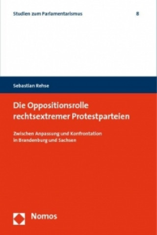 Kniha Die Oppositionsrolle rechtsextremer Protestparteien Sebastian Rehse