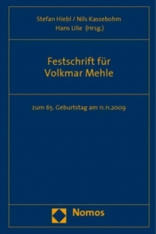 Carte Festschrift für Volkmar Mehle Stefan Hiebl