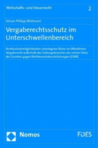 Könyv Vergaberechtsschutz im Unterschwellenbereich Simon Philipp Widmann