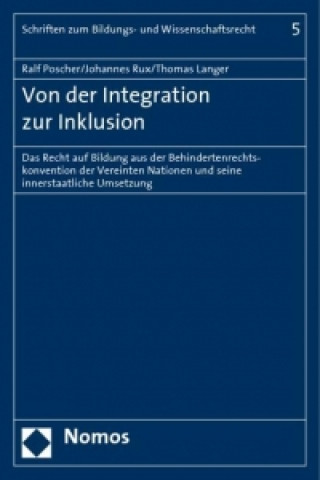 Kniha Von der Integration zur Inklusion Ralf Poscher