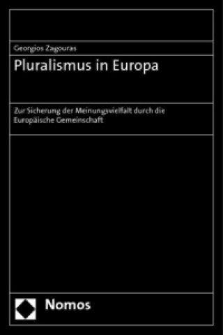 Könyv Pluralismus in Europa Georgios Zagouras
