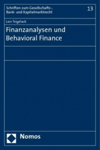 Könyv Finanzanalysen und Behavioral Finance Lars Teigelack