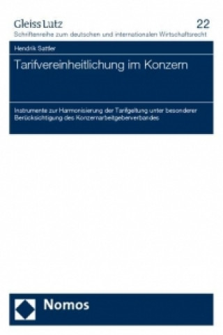 Könyv Tarifvereinheitlichung im Konzern Hendrik Sattler
