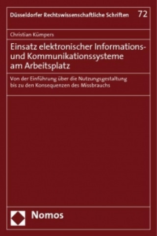 Carte Einsatz elektronischer Informations- und Kommunikationssysteme am Arbeitsplatz Christian Kümpers