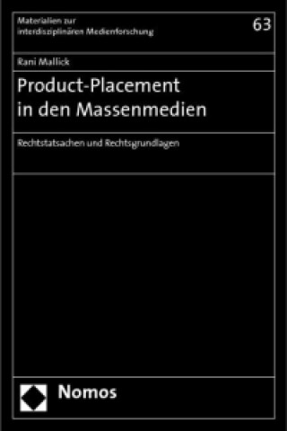 Kniha Product-Placement in den Massenmedien Rani Mallick