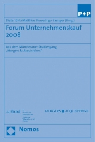 Könyv Forum Unternehmenskauf 2008 Dieter Birk